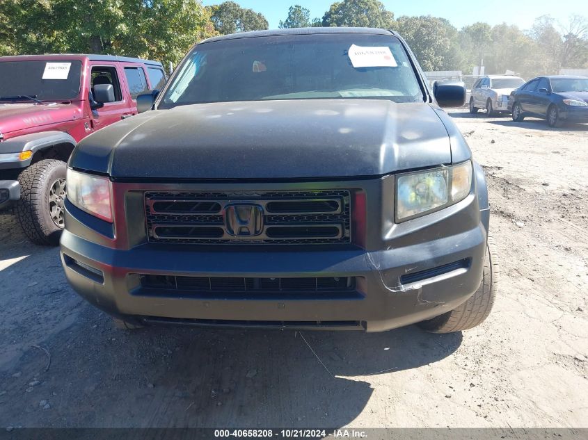 2007 Honda Ridgeline Rt VIN: 2HJYK16247H521204 Lot: 40658208