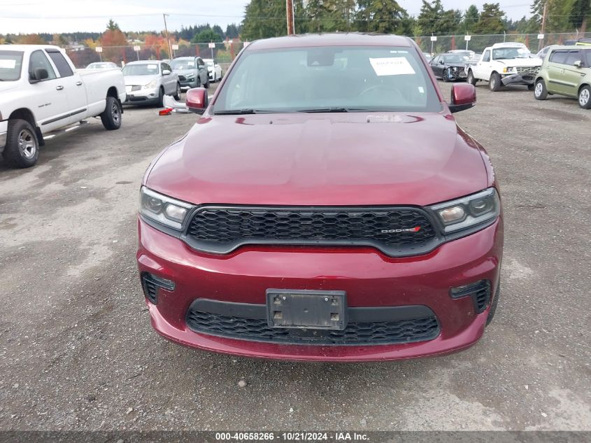 2022 Dodge Durango Gt Plus Awd VIN: 1C4RDJDG5NC136221 Lot: 40658266