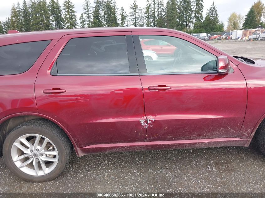 2022 Dodge Durango Gt Plus Awd VIN: 1C4RDJDG5NC136221 Lot: 40658266