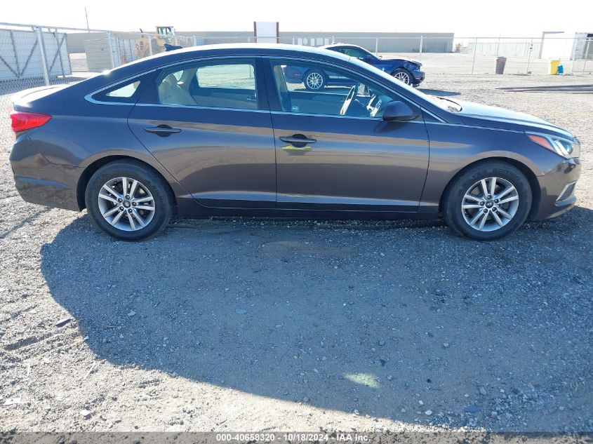 2016 Hyundai Sonata Se VIN: 5NPE24AF3GH370172 Lot: 40658320