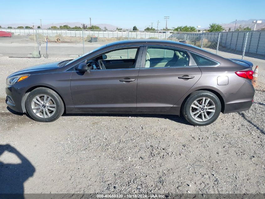 2016 Hyundai Sonata Se VIN: 5NPE24AF3GH370172 Lot: 40658320