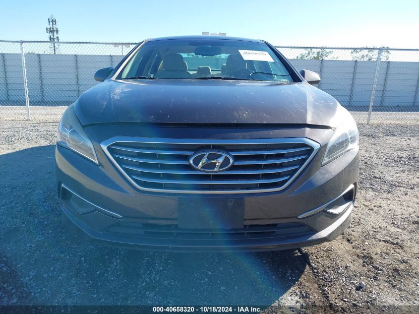 2016 Hyundai Sonata Se VIN: 5NPE24AF3GH370172 Lot: 40658320