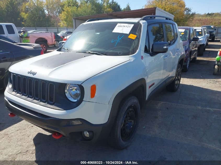 2017 Jeep Renegade Trailhawk 4X4 VIN: ZACCJBCB1HPE72524 Lot: 40658323