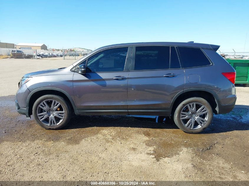 2021 Honda Passport Awd Ex-L VIN: 5FNYF8H54MB018380 Lot: 40658356