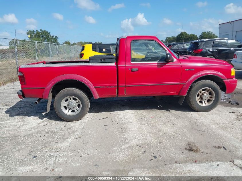 2002 Ford Ranger Edge/Xl/Xlt VIN: 1FTYR10U62PA20491 Lot: 40658394