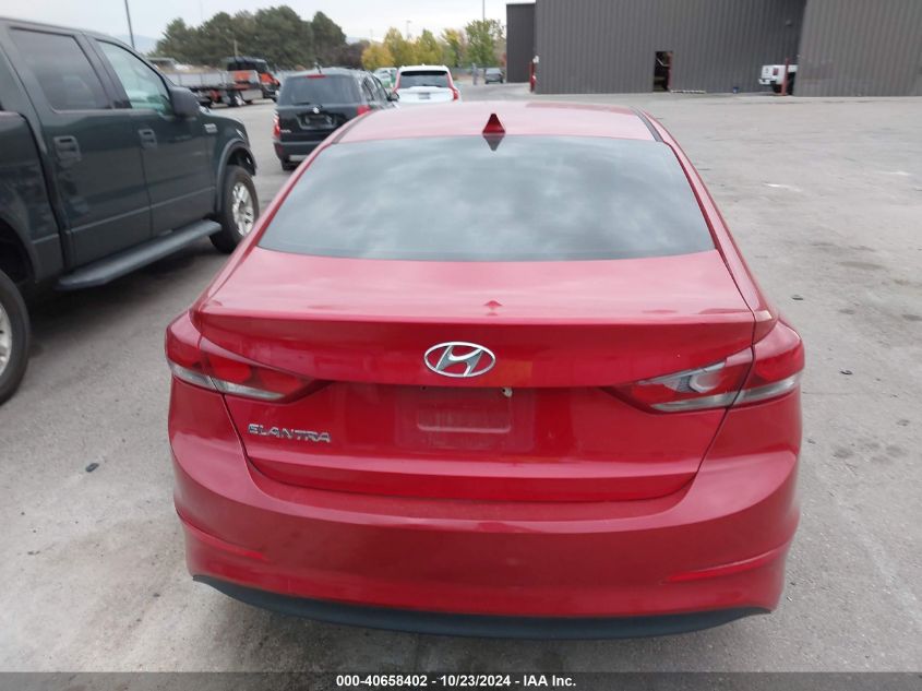 2018 Hyundai Elantra Value Edition VIN: 5NPD84LF9JH374144 Lot: 40658402