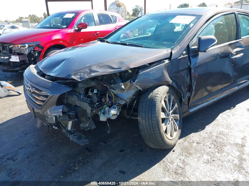 2017 Hyundai Sonata Sport VIN: 5NPE34AF6HH572776 Lot: 40658420