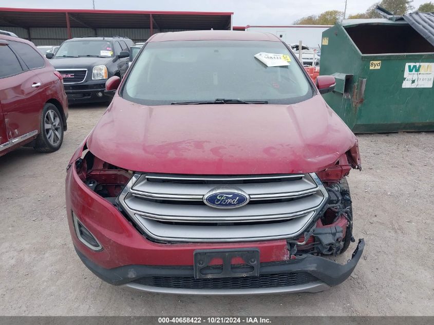 2016 Ford Edge Sel VIN: 2FMPK4J91GBC52227 Lot: 40658422