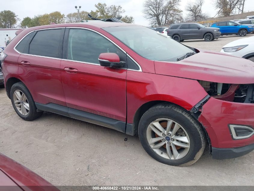 2016 Ford Edge Sel VIN: 2FMPK4J91GBC52227 Lot: 40658422