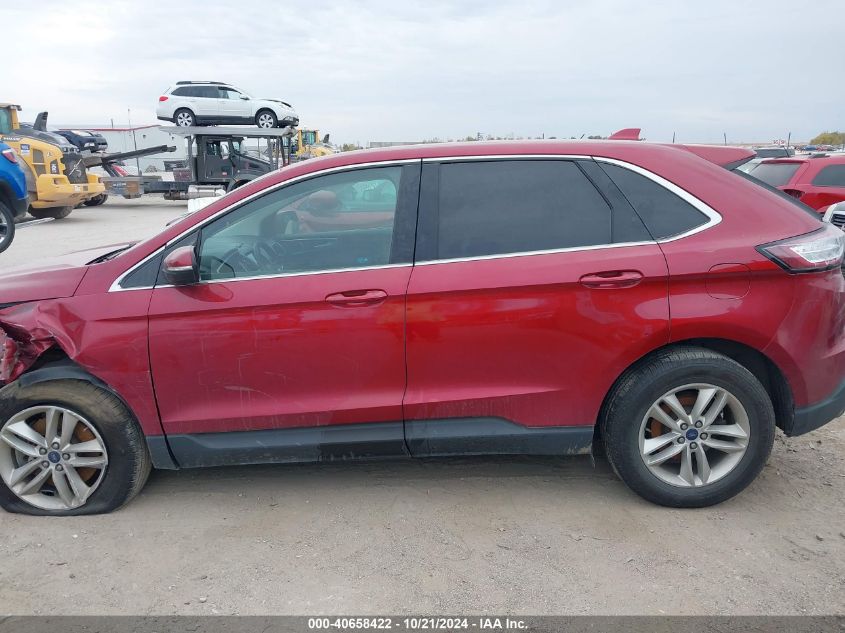 2016 Ford Edge Sel VIN: 2FMPK4J91GBC52227 Lot: 40658422