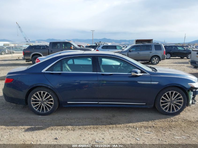 2017 Lincoln Continental Select VIN: 1LN6L9TK3H5626610 Lot: 40658437