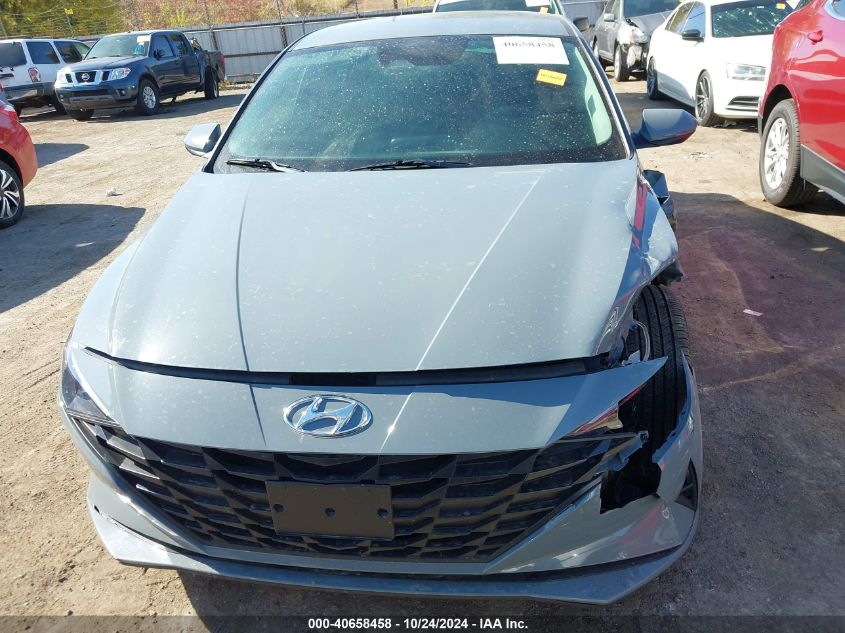 2022 Hyundai Elantra Hybrid Blue VIN: KMHLM4AJ2NU031259 Lot: 40658458