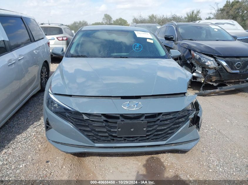 2022 Hyundai Elantra Hybrid Blue VIN: KMHLM4AJ2NU031259 Lot: 40658458