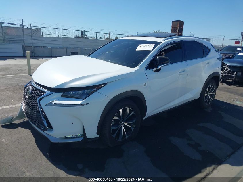 VIN JTJBARBZ4H2137641 2017 Lexus NX, 200T F Sport no.2