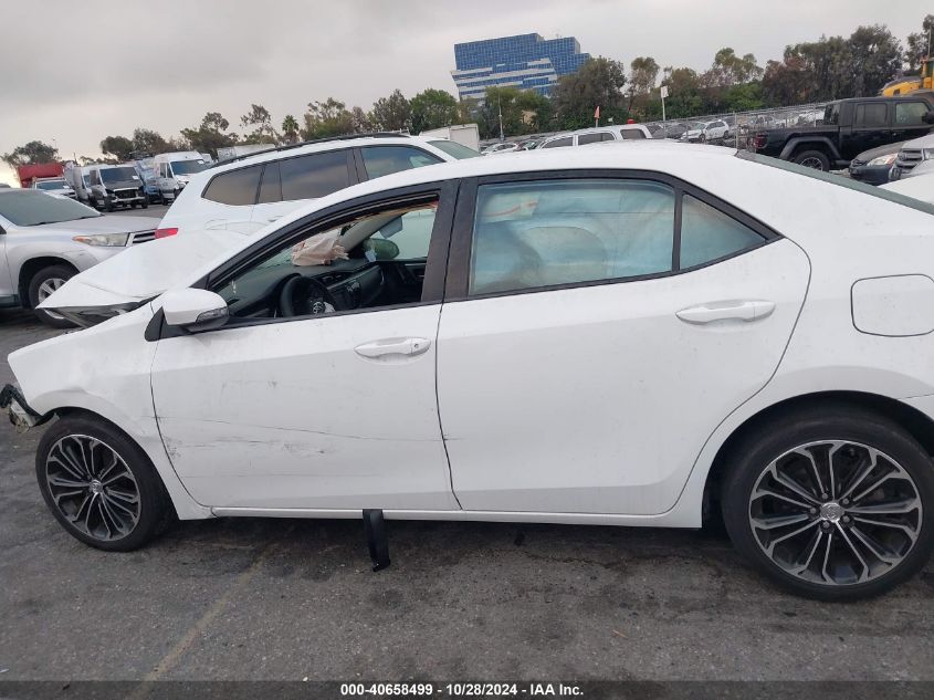 2015 Toyota Corolla S Plus VIN: 5YFBURHE0FP281989 Lot: 40658499