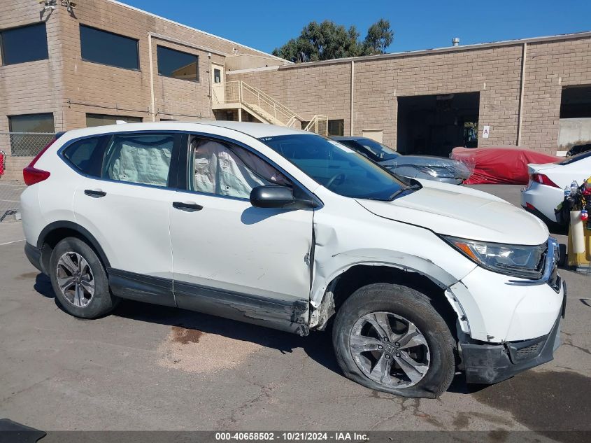 2017 Honda Cr-V Lx VIN: 2HKRW6H33HH208279 Lot: 40658502