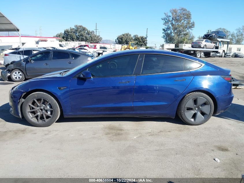 2021 Tesla Model 3 Standard Range Plus Rear-Wheel Drive VIN: 5YJ3E1EA1MF921513 Lot: 40658504