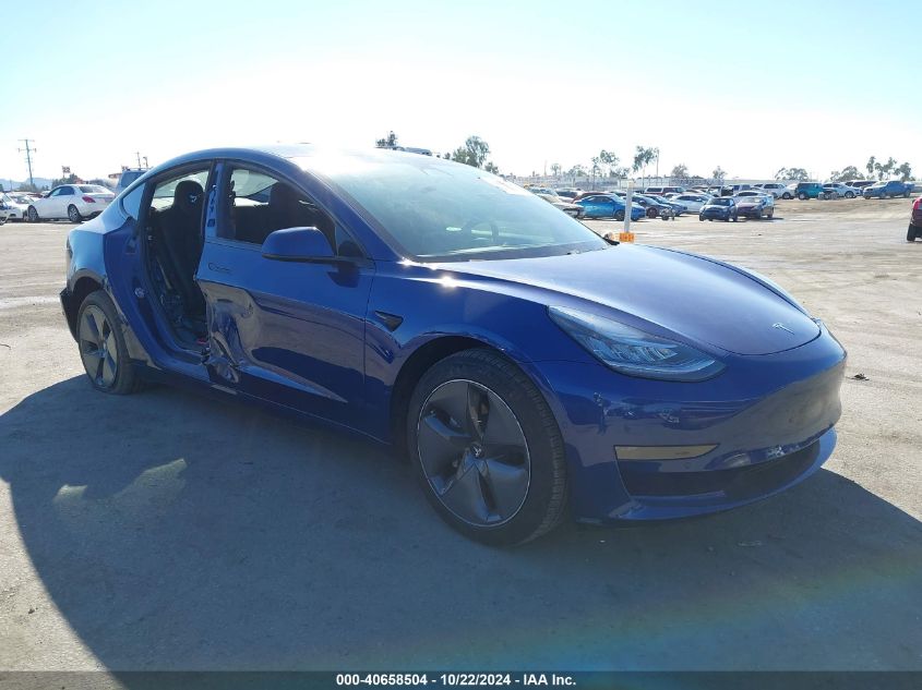 VIN 5YJ3E1EA1MF921513 2021 TESLA MODEL 3 no.1