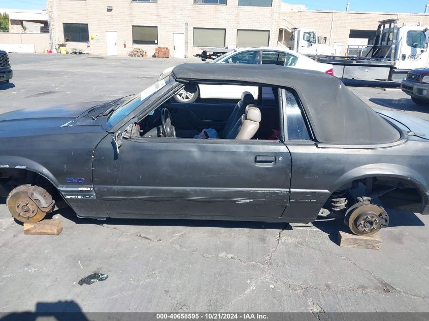 1986 Ford Mustang Lx/Gt VIN: 1FABP27M9GF276232 Lot: 40658595