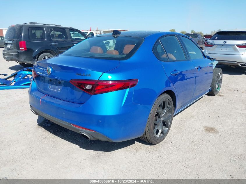 2021 Alfa Romeo Giulia Ti Rwd VIN: ZARFAMBN9M7646695 Lot: 40658616