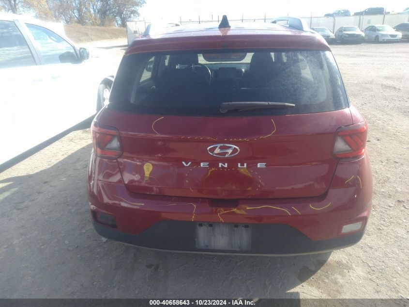 2020 Hyundai Venue Sel VIN: KMHRC8A32LU024962 Lot: 40658643