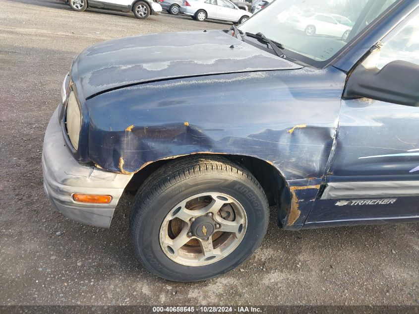 2000 Chevrolet Tracker VIN: 2CNBE13C7Y6929963 Lot: 40658645