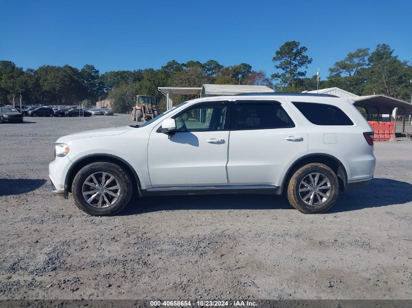 2016 Dodge Durango Limited VIN: 1C4RDHDG2GC386995 Lot: 40658654