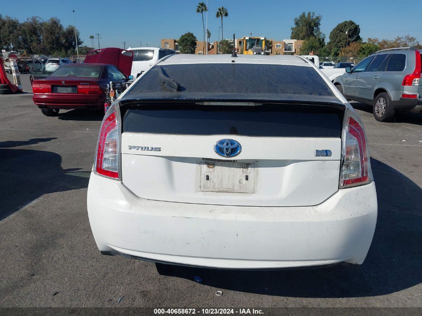 2013 Toyota Prius Two VIN: JTDKN3DU0D1627726 Lot: 40658672