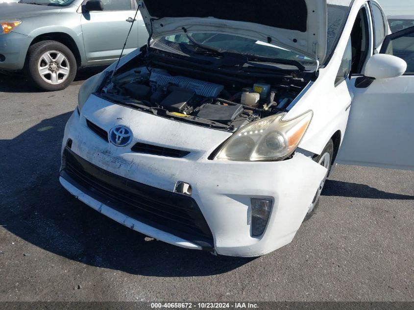 2013 Toyota Prius Two VIN: JTDKN3DU0D1627726 Lot: 40658672