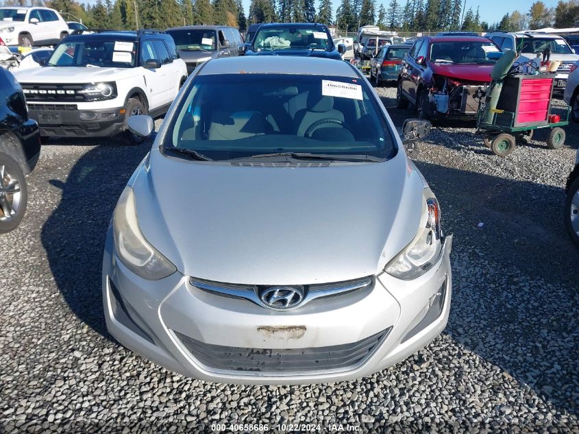 2015 Hyundai Elantra Se VIN: 5NPDH4AE8FH550683 Lot: 40658686