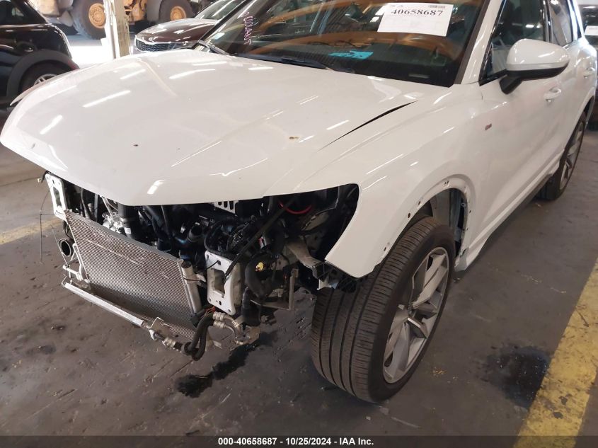 2023 Audi Q3 Premium 45 Tfsi S Line Quattro Tiptronic VIN: 0WA1DECF32P102077 Lot: 40658687