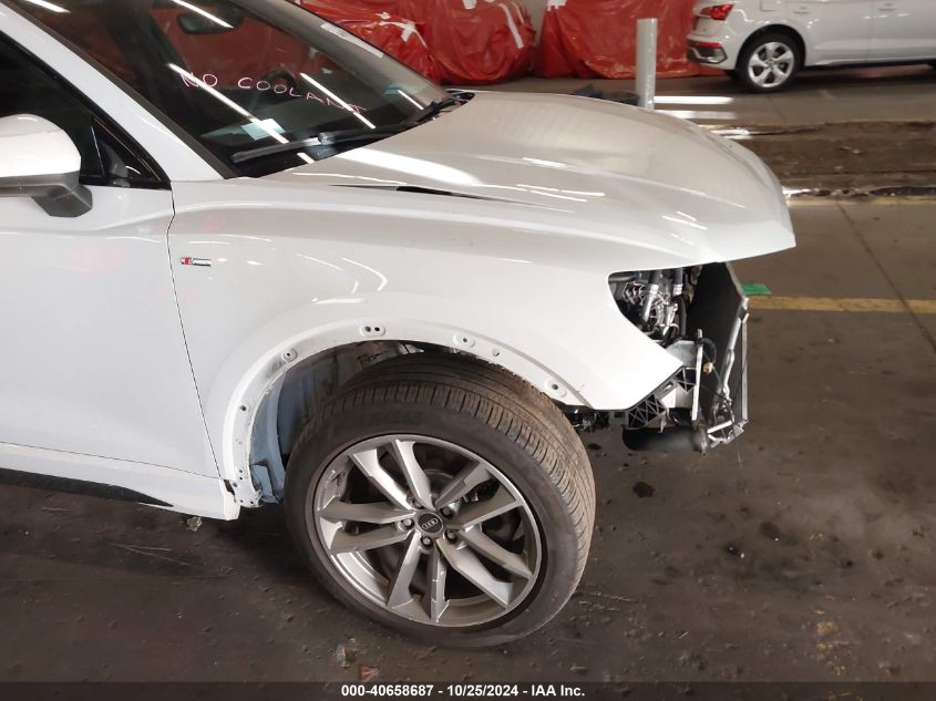 2023 Audi Q3 Premium 45 Tfsi S Line Quattro Tiptronic VIN: 0WA1DECF32P102077 Lot: 40658687