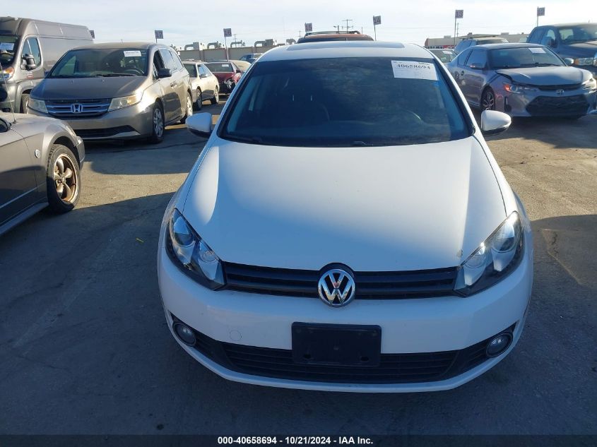 2012 Volkswagen Golf Tdi 4-Door VIN: WVWNM7AJ2CW205086 Lot: 40658694