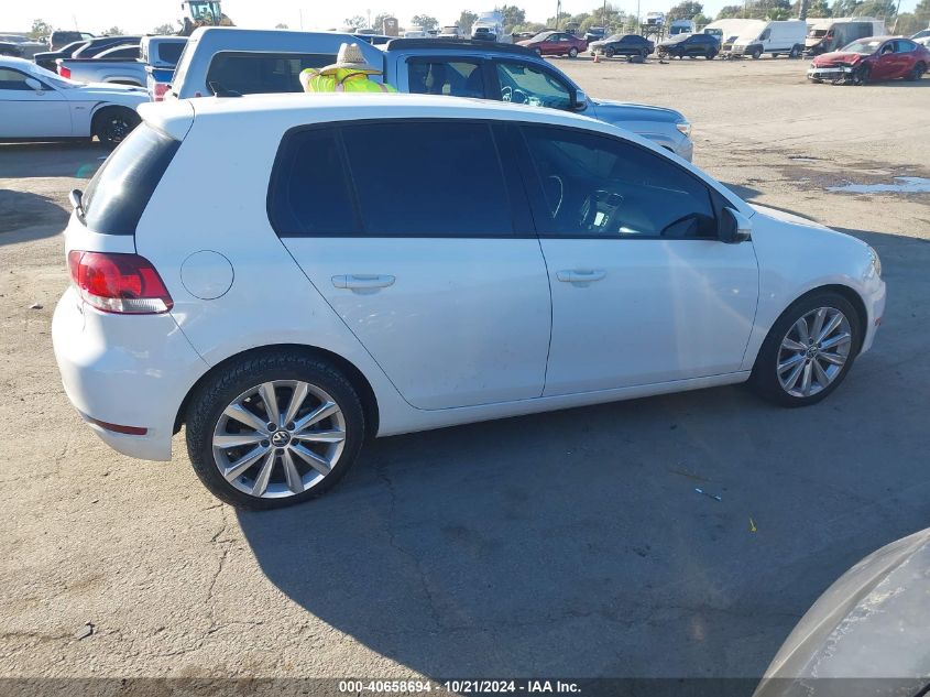 2012 Volkswagen Golf Tdi 4-Door VIN: WVWNM7AJ2CW205086 Lot: 40658694