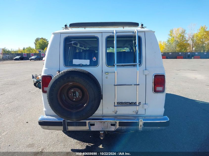 1990 Dodge Ram Van B250 VIN: 2B6HB21Y1LK763486 Lot: 40658698