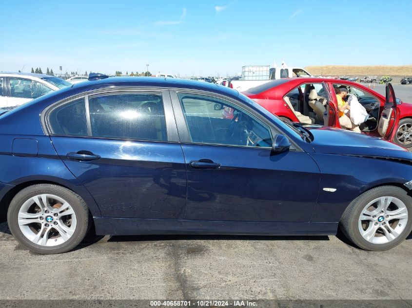 2008 BMW 328Xi VIN: WBAVC73528KP37467 Lot: 40658701