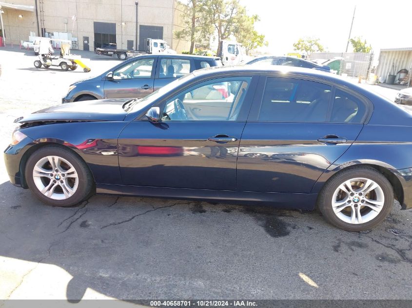 2008 BMW 328Xi VIN: WBAVC73528KP37467 Lot: 40658701