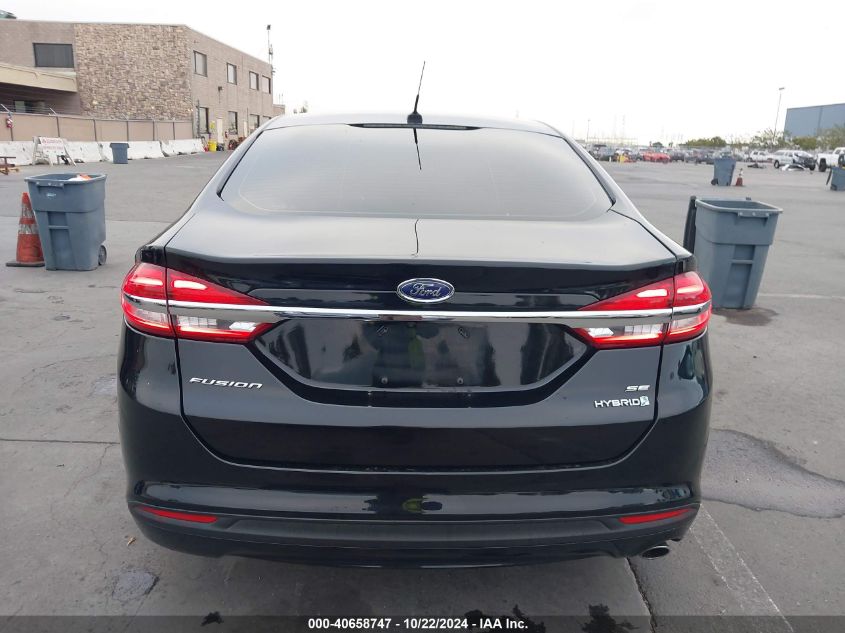 VIN 3FA6P0LU8HR196937 2017 Ford Fusion, Hybrid SE no.16