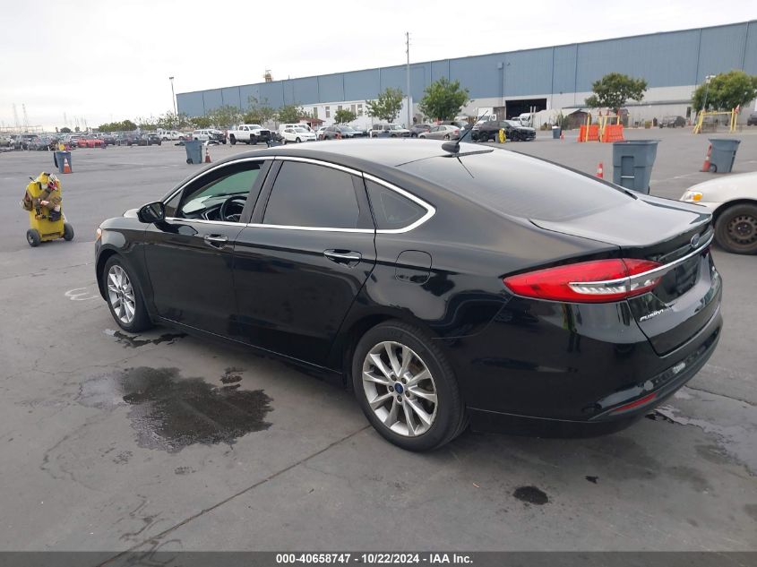 VIN 3FA6P0LU8HR196937 2017 Ford Fusion, Hybrid SE no.3