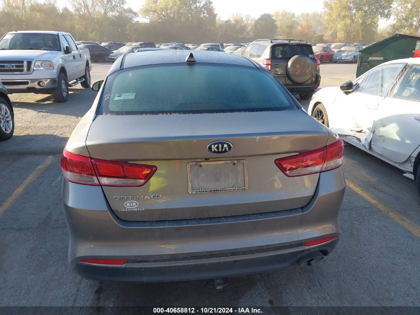 2018 Kia Optima Lx VIN: 5XXGT4L39JG200605 Lot: 40658812