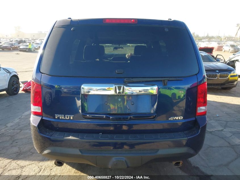 2013 Honda Pilot Ex VIN: 5FNYF4H42DB068985 Lot: 40658827