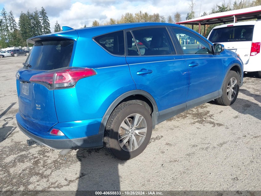 2018 TOYOTA RAV4 XLE VIN: 2T3RFREV3JW800383