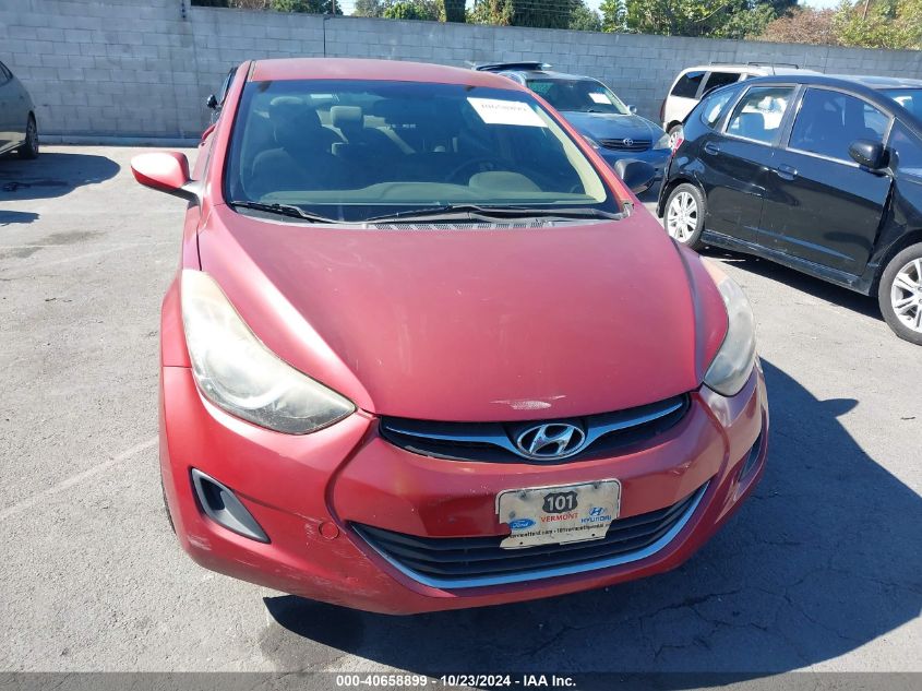 2011 Hyundai Elantra Gls (Ulsan Plant) VIN: KMHDH4AE0BU152413 Lot: 40658899