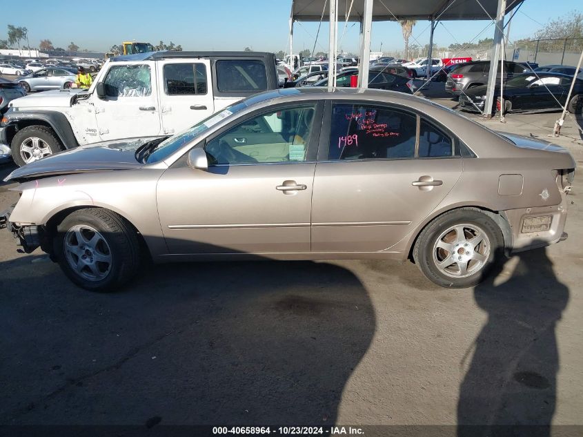 2006 Hyundai Sonata Gls V6/Lx V6 VIN: 5NPEU46F86H016455 Lot: 40658964