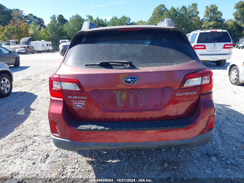 2015 Subaru Outback 2.5I Limited VIN: 4S4BSBLC1F3306485 Lot: 40659004