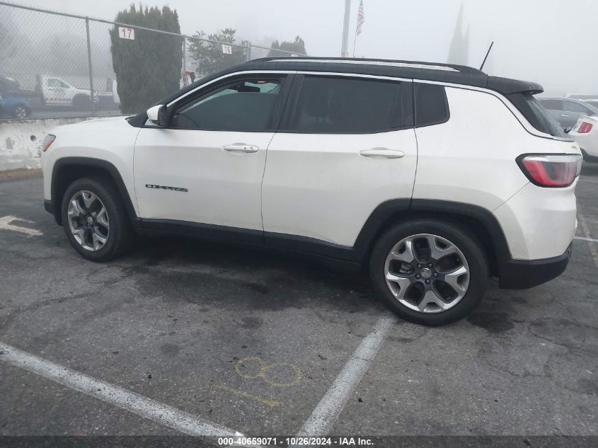 2018 Jeep Compass Limited 4X4 VIN: 3C4NJDCB5JT290795 Lot: 40659071