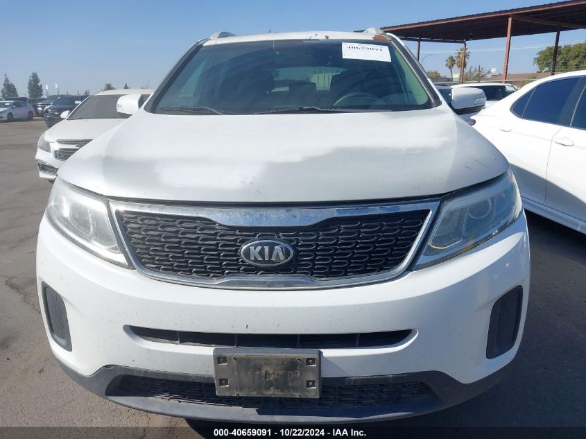 2015 Kia Sorento Lx V6 VIN: 5XYKTDA70FG605321 Lot: 40659091