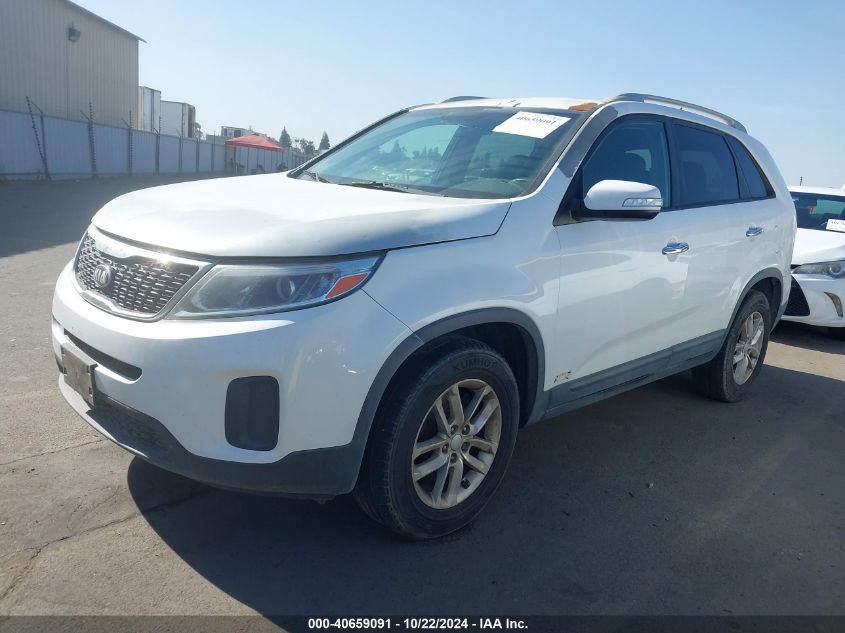 2015 Kia Sorento Lx V6 VIN: 5XYKTDA70FG605321 Lot: 40659091