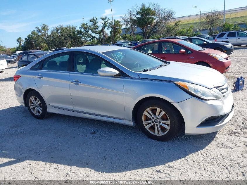 2014 Hyundai Sonata Gls VIN: 5NPEB4AC2EH890060 Lot: 40659135