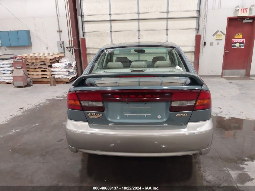 2002 Subaru Outback Limited VIN: 4S3BE686027204619 Lot: 40659137